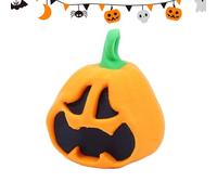 Mini Pumpkins | Funny Ghost Pumpkins | Small Halloween Ghost Figures, for Indoor Outdoor Porch Table Shelf Garden Office Desk Kitchen