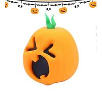 Mini Pumpkins | Spooky Ghost Pumpkins Decoration | Little Ghost Figurines Halloween - for Indoor Outdoor Tabletop Porch Mantel Garden Office Desk Kitchen