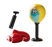 Mini Punching Bag - Desktop Reaction Trainer, Stress Relief Punch, Suction Cup Base, Exercise Fun Tool | Interactive Fitness Toy, Perfect for Kids Adults Home Bedroom Living Room Gym Desk