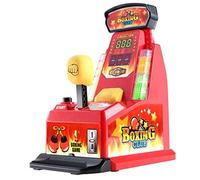 Mini Punching Game Console, Finger Punching Game, Punching Machine, Deco Pin Boxing Game, Party Game, LED Level Bar with W Score Counter, Score Counter, Sounds Toy, Party Supplies