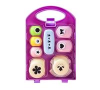 Mini Punching Machine Set Kids Handmade Punching Machine Labor-saving Machine Machine Punching Gifts Embossing Set Set scrapbook Fun puncher crafting punchers snowflake paper puncher paper Chi