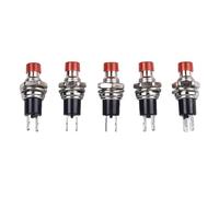 Mini Push Button Switch PBS-110 7mm, Momentary Non-Latching Power Switch, 5 Pack for DIY Electronics, RC Toys, Automation Control Circuits