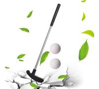 Mini Putting Racket - Two Way Trainer, Golf Accessories for Home Use | Precise Head Alignment Solid Metal Head, Carpet Game Improvement Device, Designed for
