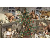 Mini Puzzle - Festive Xmas - The Barn