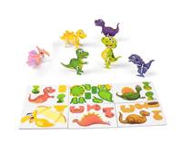 Mini Puzzles, 3d Puzzles For Kids, 25 Pcs Animal & Paper - Diy Educational Craft Toy For Preschool Early Learning