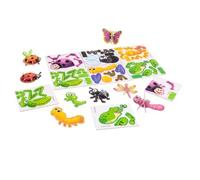 Mini Puzzles, 3d Puzzles For Kids, 25-piece Animal Paper 3d Puzzle Set, Diy Educational Handicraft Toy For Early Learning & Cognitive Development