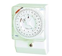 Mini QRS 230 V.INTERRUPTOR HORARIO ANALOGICO RESERVA > 100 HORAS. ESFERA 7 Dias 16 (4) A