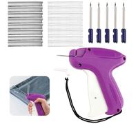 Mini Quick Clothing Fixer, Portable Sewing Machine Tagging for Clothes, Handheld Tacking Tool Include 1000pcs Glue Needle, for Fine Stitching, Tagging, Clothes, Quilt Fixing