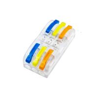 Mini Quick Terminal Wire Connector Home Cabling Universal Compact Plug-in Parallel Module Splitter for Easy Installation(KV313-TC,30PC)