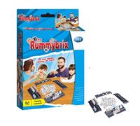 Mini R-ummy Set,Travel Size Rummybri Game Board for Children and Adults from 7 Years, Classical R-ummy Cube Game for Adult and Kids,Board Game for 2 to 4 Players
