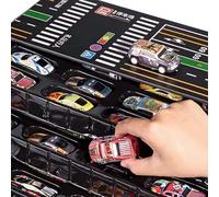 Mini Racer Set - Inertia Vehicles Collection for Kids Party | 48 Count Pull Back Models with Assorted Bright Designs with Compact Bodies & Fun Rolling Action for Bi Fillers Room