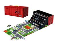 Mini Racing Cars - 60pieces ABS Interactive Vehicles Figures With Storage Organizer Box | Remote Control Car Toys For Children Boys Girls Son Daughter Birthday Holiday