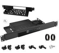 Mini Rack Mount for Dell OptiPlex Micro Form Factor Case 1U Hinged Server Rack Shelf with Hand-Twist Screws High-Strength Steel Dell Mini PC Rack Mount for 19-inch Cabinet or Rack
