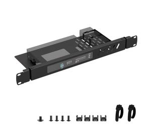Mini Rack Mount for SonicWall Firewall, 19in 1U Hinged Server Rack Shelf