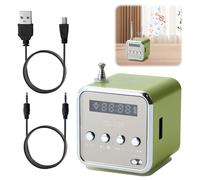 Mini Radio Digital Radio TD V26 Portable Small Radio with FM Tuner USB TF Card Music Player Rechargeable Battery Stereo MP3 MP4 Speaker Support Tf Card And U Disk USB for Home Car Travel & Outdoor