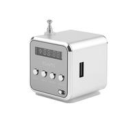 Mini Radio Portable Small Digital Radio TD V26 Mini Speaker Music Player Support TF Card & USB Fm Radio Portable with Antenna/Headphone Jack Plug & Play Mp3 Player for Home Travel Outdoors