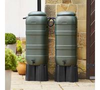 Mini Rainsaver 100 Litre Green Water Butt Double Kit
