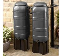 Mini Rainsaver 100 Litre Grey Water Butt Double Kit