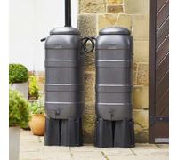 Mini Rainsaver 100 Litre Grey Water Butt Double Kit