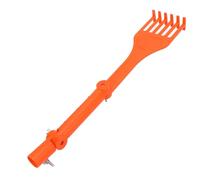 Mini Rake Head Gutter Rake Tool, Gutter Cleaning Tool with Threaded, Gutter Cleaner, Mini Rake, Clean Off Gutter Guards from The Ground