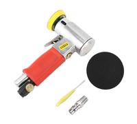 Mini Random Orbital Air Sander Kit High Speed Mini Pneumatic Sander Polisher for Auto Body Work Built to Last ABS Steel Material 2in 3in Disc Size Lightweight Easy to Use