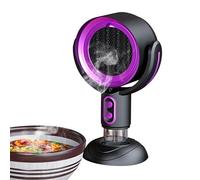 Mini Range Hood Rechargeable 2 Speed Exhaust Fan Desk Top | Table Range Hood Small Desk Top Portable Kitchen Two Speed Exhaust Fan for Outdoor BBQ, Indoor BBQ, RV Cooking, Hot Pot