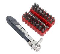 Mini Ratchet Set, 34pcs Right Angle Screwdriver, Angled Screwdriver for Tight Space Repairs, Multi Screwdriver Tool Kit, Ratchet Screwdriver Set with Reversible Mechanism