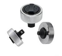 Mini Ratchet Socket Wrench Set 3 Pcs with 1/4, 3/8, and 1/2 Inch Drives for Tight Spaces, Reversible Thumbwheel Design, Steel Construction with Knurled Handle for Secure Grip