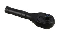 Mini Ratchet Wrench - 72-Tooth for Precision Mechanism, 1/4" Drive, Industrial Chrome Vanadium Steel, Compact 3.62" Design for Tight-Space Car Maintenance and Home Workshop Use (Black)