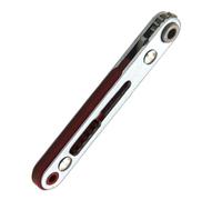 Mini Ratchet Wrench, Flat High Torque Offset Reversible Ratcheting Screwdriver 1/4 Inch Drive Pocket Ratchet Wrench for Awkward Spaces