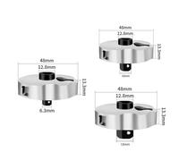 Mini Ratchet Wrench for 1/4 inch 3/8 inch 1/2 inch Drive Sockets, Dual Head Palm Ratchet Handle with Non-Slip Grip and Reversible Function 3pcs