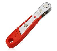 Mini Ratchet Wrench, Right Angle Phillips Magnetic Screwdriver for Awkward Spaces, with 1/4 Inch Drive High Torque Offset Reversible Mini Ratcheting Offset Screwdriver,4.5 Inch