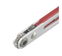 Mini Ratchet Wrench Set, 3pcs 90 Degree Offset Screwdriver Handle with /4 Inch Hex Bit Driver, Compact Ratcheting Wrench for Tight Spaces, Chrome Vanadium Steel