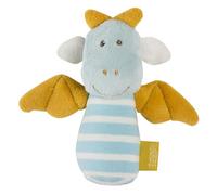 Mini Rattle Dragon - mini Grasping Toy for rattling, Feeling, Playing with Cuddly Soft Fabric Animal - a Faithful Companion for Babies and Toddlers from 0+ Months