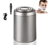 Mini Razor Men's Electric Portable Easy Trim Razor, USB Rechargeable Wireless, IPX7 Waterproof Rotation Shaver, 2-in-1 Razor Men