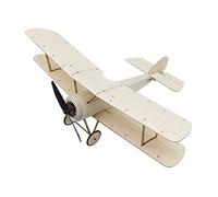 Mini RC Plane Sopwith Pup Biplane Model Kit, 14.8'' Wingspan Laser Cut Balsa Wood Airplane Kits to Build for Adults, DIY Electric RC Aeroplanes Remote Radio Controlled Airplanes for Indoor Parkflyer