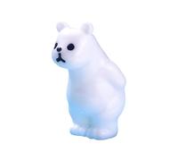 Mini Realisitic Figurines Resin Polar Bear Penguin Seal Iceberg Figures Miniature Cake Toppers for DIY Diorama Fairy Garden Birthday Party Gift Diploma Ornament (J, One Size)
