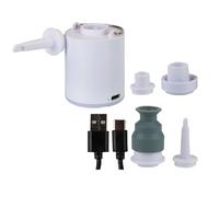 Mini Rechargeable Air Pump & LED Torch - 2 In 1 Portable Pump - USB C Charge - Portable Air Bed Camping Pump.