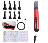 Mini Reciprocating Sander Electric Detail Sander Pen with Overload Protection, 3 Gears Adjustable Small Sanders with 8 Sanding Head 12 Types Sandpaper for Grinding, Sanding, Polishing, DIY Crafts