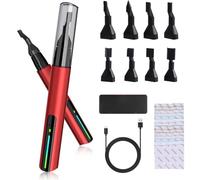 Mini Reciprocating Sander Set, Electric Detail Sander Pen with Overload Protection, 3 Speed Adjustable Rechargeable Cordless Sanders, with 8 Sanding Head 12 Types Sandpaper, for Grinding Polishing