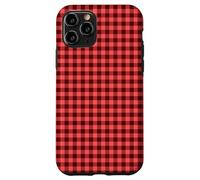 Mini Red Gingham Check Pattern Case for iPhone 11 Pro