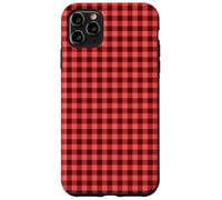 Mini Red Gingham Check Pattern Case for iPhone 11 Pro Max