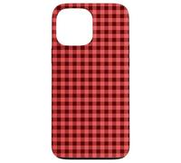 Mini Red Gingham Check Pattern Case for iPhone 13 Pro Max