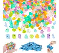 Mini Resin Animals Blind Bags, Tiny Luminous Resin Animal Accessories, Individually Wrapped Blind Bag, Hide Small Luminous Figures, Miniature Garden Decoration (200PCS)
