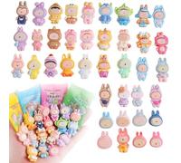 Mini Resin Animals,Mini Toys,60 PCS Tiny Resin Animals,Miniature Animals for Fairy Garden, Aquarium, Dollhouse, Potted Plants Decor,The Mini Things Mixed Best Gift for Teenagers