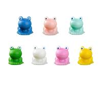 Mini Resin Frogs 70 Pack, Mixed Colors Tiny Frog Realistic Garden Ornaments, Green Frog Figurines Miniature Home Decor, Cute Plastic Frogs for Handwork Dollhouse Aquarium DIY Crafts Fairy Decorations