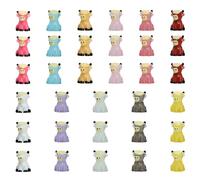 Mini Resin Highland Cows - 33PCS Glow Highland Cow Ornaments, Mini Resin Animals, Cows Figurines Miniature, Adorable Animal Figurines for Home Decor Fairy Gardens Collections Farmhouse Decor Lovers
