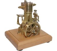 Mini Retro Steam Engine Model Kit - 1.7c Horizontal Single-cylinder Mill Toy With Speed Reducer For Physics Education, Diy Science Project, Fun Learning M31