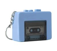 Mini Retro Tape Recorder Keychain Microcassette Player Keychain Player with Recorder D5B4 Tape Cassett Music Micro Pendant