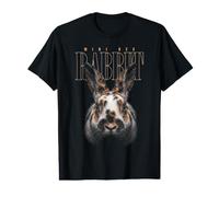 Mini Rex Rabbit Face Forest Wildlife Nature Rabbit Value Graphic T-Shirt